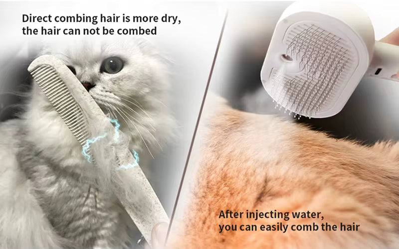 Pet Spray Grooming Brush