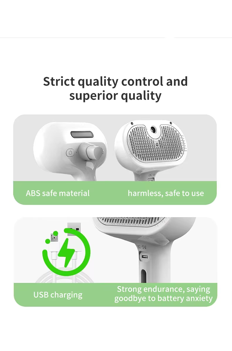 Pet Spray Grooming Brush