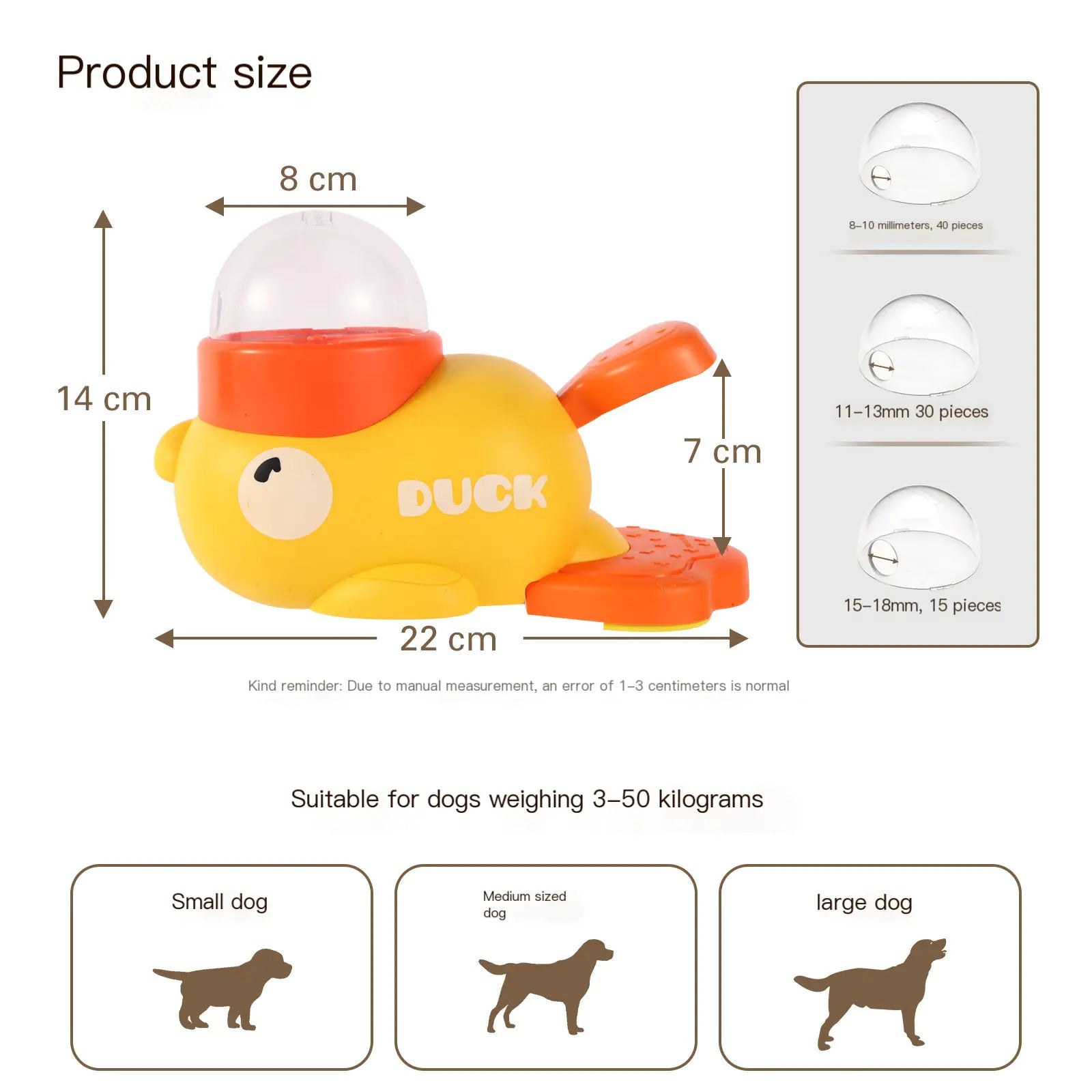 Duck Shaped Cat Feeders Toy